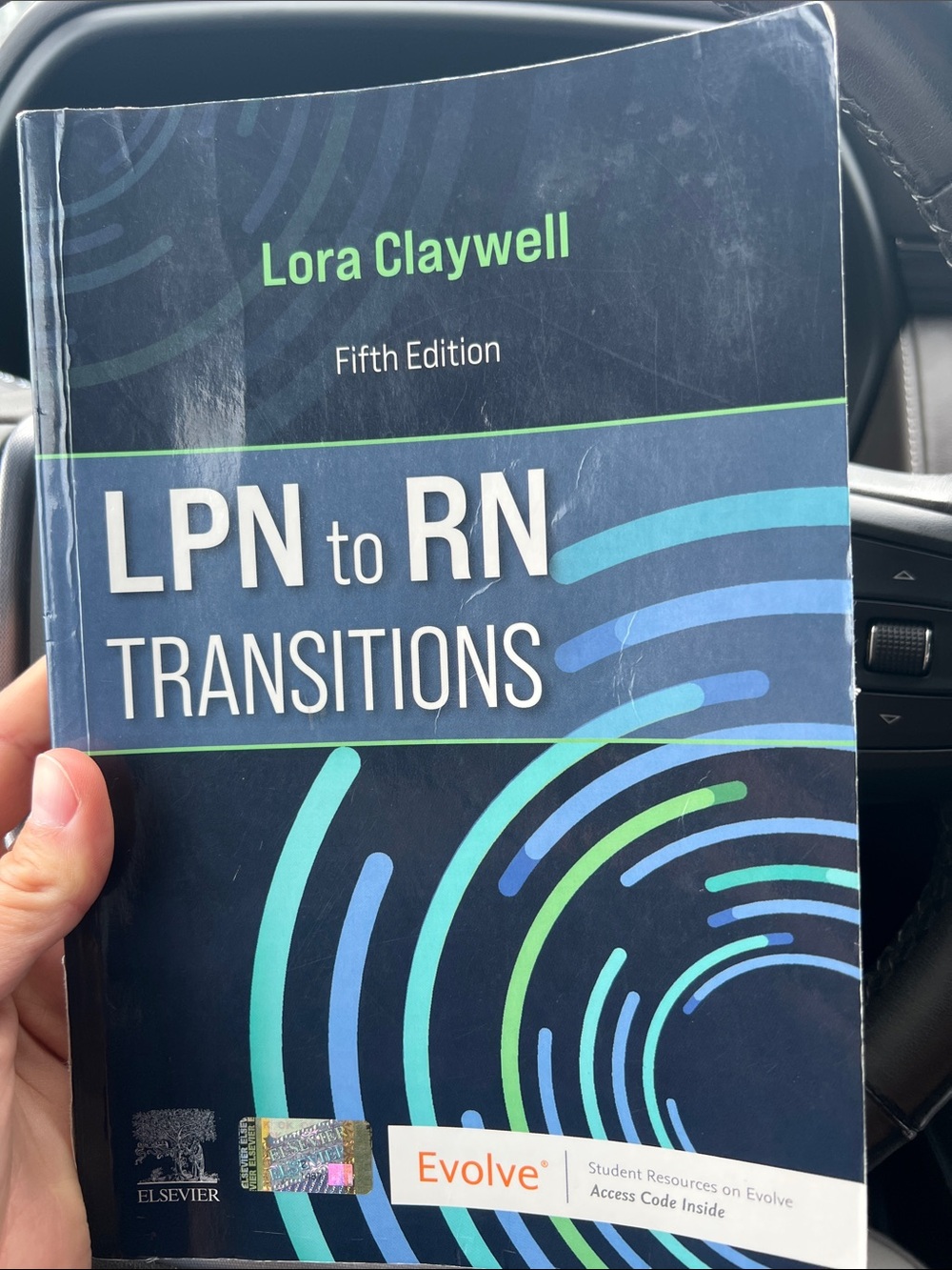 LPN to RN Transitions by Lora Claywell - Navy & Teal Textbook